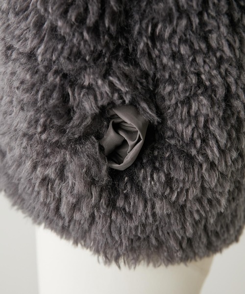 「ear PAPILLONNER」 「sumi style」ベスト FREE グレー レディース_画像9