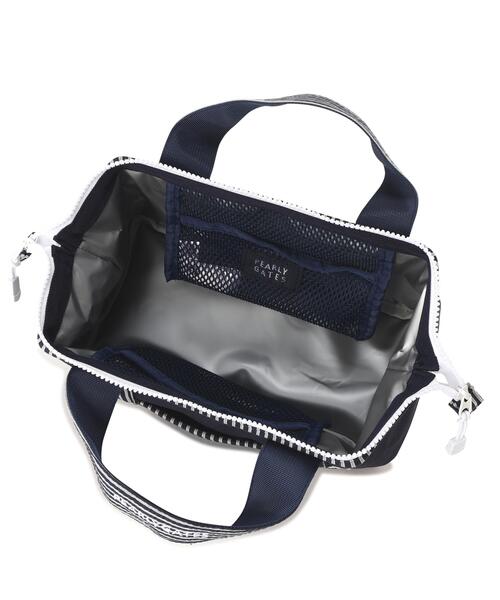 【新品未使用】 【PEARLY GATES】ＰＥ帆布×サッカー保冷ＢＡＧ PEARLY GATES（パーリーゲイツ） ゴルフ 「PEARLY GATES」PE帆布