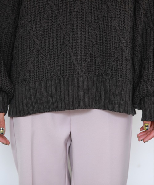 「feepur」 長袖ニット MEDIUM ブラック レディース_画像9