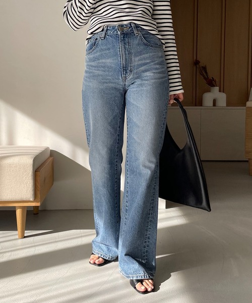 「SOMETHING」 デニムパンツ S ブルー レディース_画像8