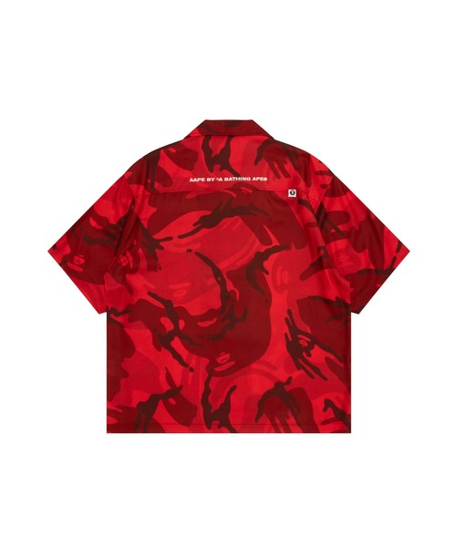 シャツ AAPE MAIN SHORT SLEEVE SHIRT(camouflage) メンズの画像