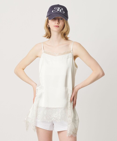 ER（イーアール） tシャツ 「ER」レースキャミソール レディース 