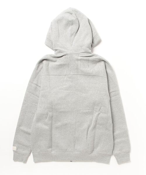 「New Balance」 ジップアップパーカー MEDIUM ダークグレー メンズ_画像2