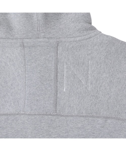 「New Balance」 ジップアップパーカー MEDIUM ダークグレー メンズ_画像3