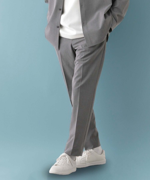 GLOBAL WORK（グローバルワーク） スラックス LARGE グレー メンズ