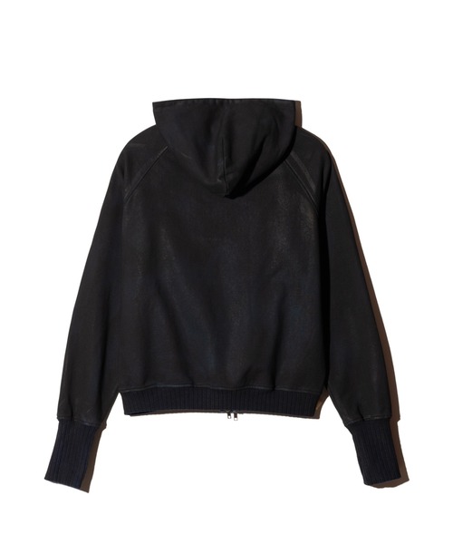 glamb（グラム） パーカー Paraffin Coated High Neck Hoodie