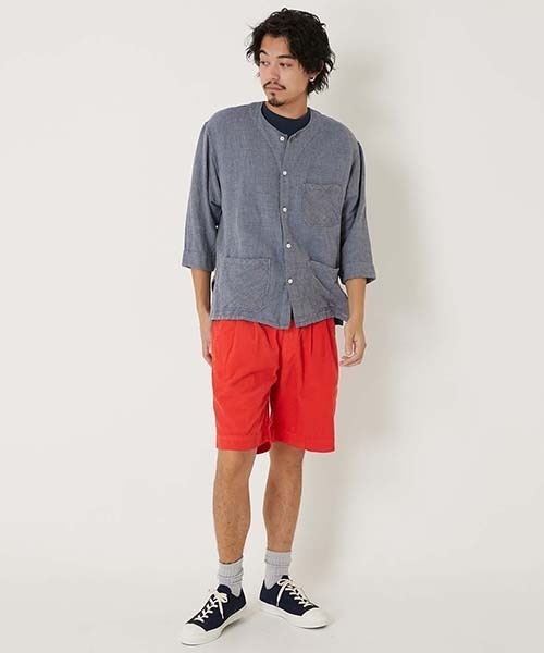 HOLLYWOOD RANCH MARKET（HOLLYWOOD RANCH MARKET） 七分袖 シャツ