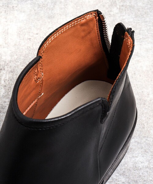 ブーツ 「EARLE/アール」ER2202 Back Zip Short Boots メンズの画像