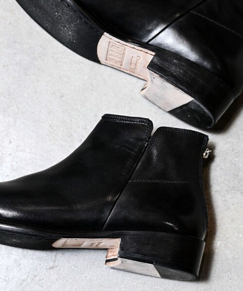 ブーツ 「EARLE/アール」ER2202 Back Zip Short Boots メンズの画像