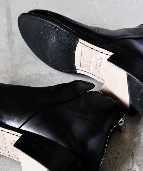 ブーツ 「EARLE/アール」ER2202 Back Zip Short Boots メンズの画像