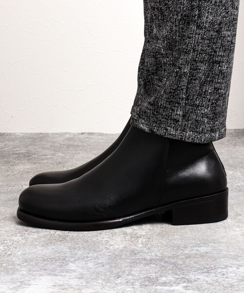 ブーツ 「EARLE/アール」ER2202 Back Zip Short Boots メンズの画像
