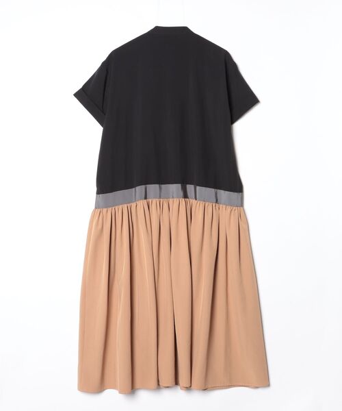 「CAROLINA GLASER」 ドッキングワンピース ONE SIZE ブラウン レディース_画像2