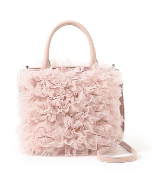 TO BE CHIC（トゥー ビー シック） ハンドバッグ チュールフリルバッグ