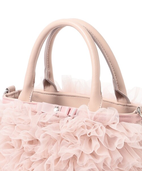 TO BE CHIC（トゥー ビー シック） ハンドバッグ チュールフリルバッグ