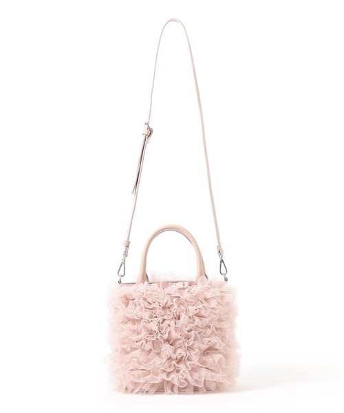 TO BE CHIC（トゥー ビー シック） ハンドバッグ チュールフリルバッグ