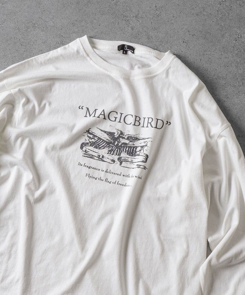 「ZIP FIVE」 長袖Tシャツ MEDIUM ネイビー メンズ_画像6