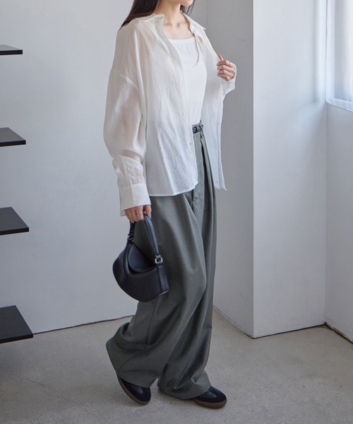 CHAN ME」 長袖シャツ MEDIUM ピンク レディース : ZOZOTOWN Yahoo!店 