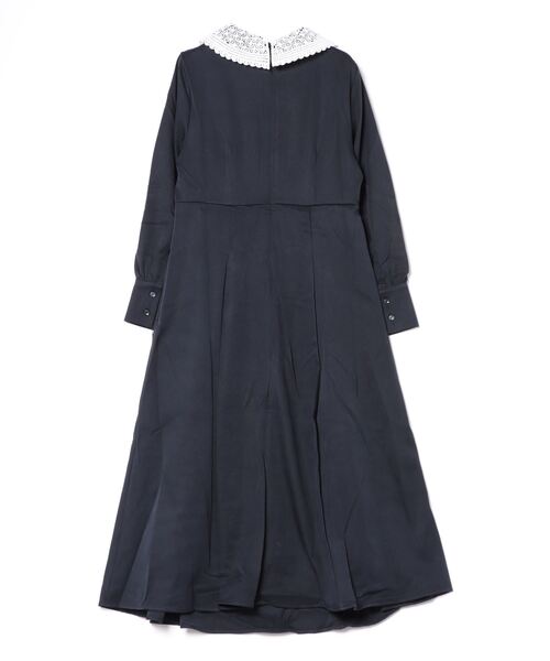 「alotta」 長袖ワンピース LL ネイビー レディース_画像2