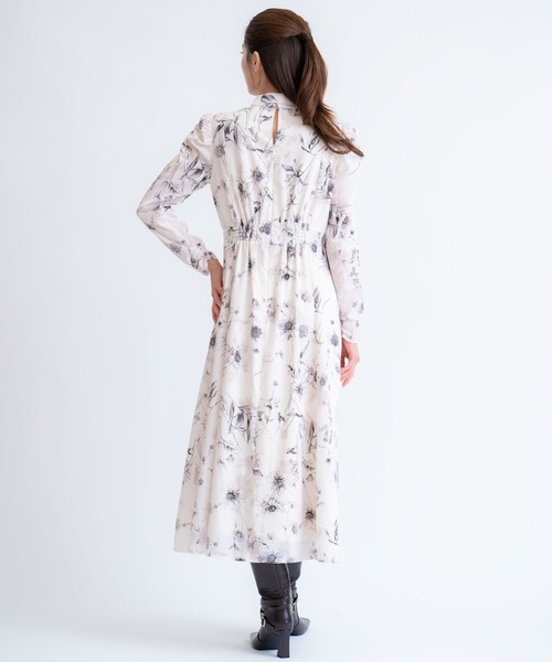 「NOELA」 長袖ワンピース S モカ レディース_画像6