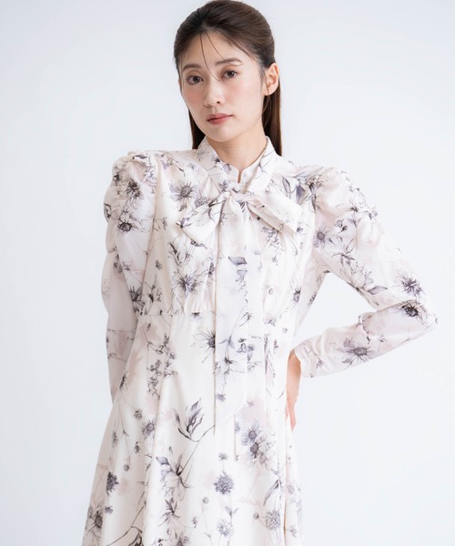 「NOELA」 長袖ワンピース S モカ レディース_画像7