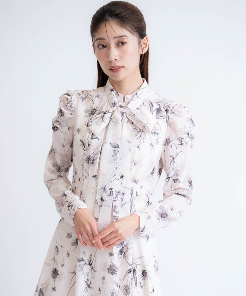 「NOELA」 長袖ワンピース S モカ レディース_画像9