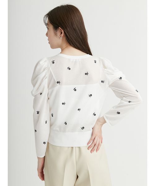 「CELFORD」 ニットカーディガン ONE SIZE ブラック レディース_画像5