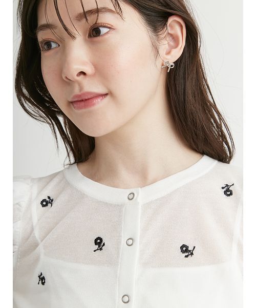 「CELFORD」 ニットカーディガン ONE SIZE ブラック レディース_画像7