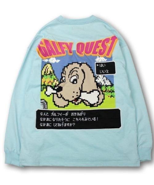 GALFY（ガルフィー） 長袖Tシャツ LL ブルー メンズ : ZOZOTOWN Yahoo