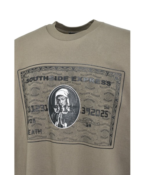 「BREATH」 半袖Tシャツ LARGE ブラウン メンズ_画像6