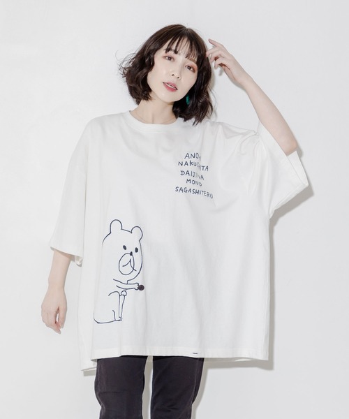 「ScoLar Parity」 7分袖Tシャツ M オフホワイト メンズ_画像3