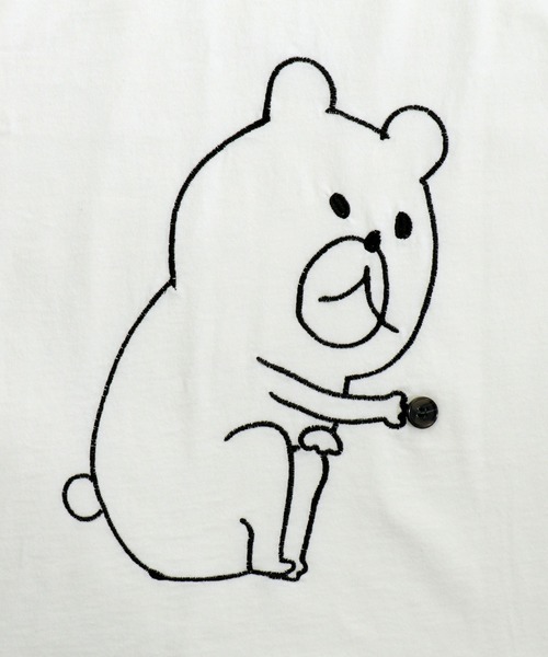 「ScoLar Parity」 7分袖Tシャツ M オフホワイト メンズ_画像6