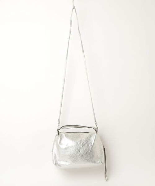 GIANNI CHIARINI ショルダーバッグ シルバー GIANNI CHIARINI（ジャンニ キアリーニ） ショルダーバッグ FREE