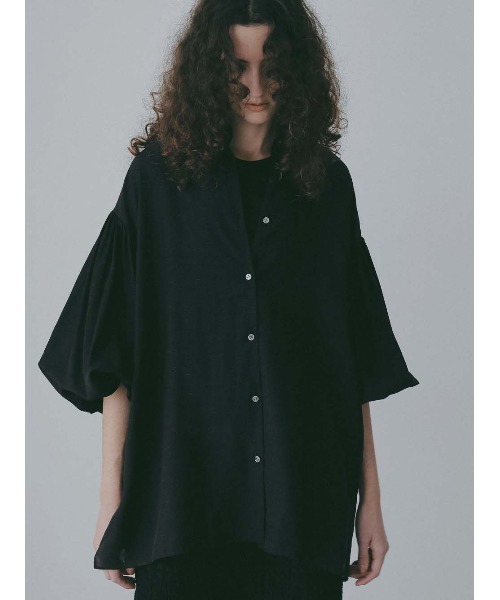 HER. ブラウス シャツ ギャザースリーブブラウス レディース