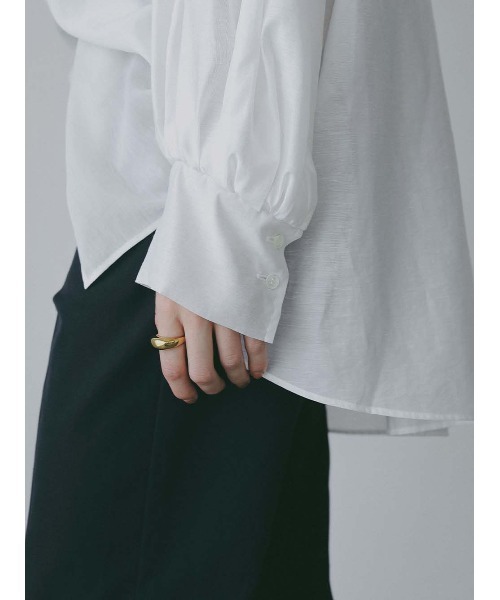 HER. ブラウス シャツ ギャザースリーブブラウス レディース