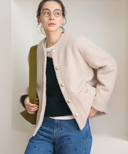 BEAUTY＆YOUTH UNITED ARROWS ジャケット ノーカラージャケット 「WEB