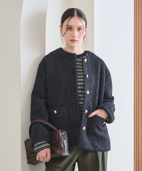 BEAUTY＆YOUTH UNITED ARROWS ジャケット ノーカラージャケット 「WEB