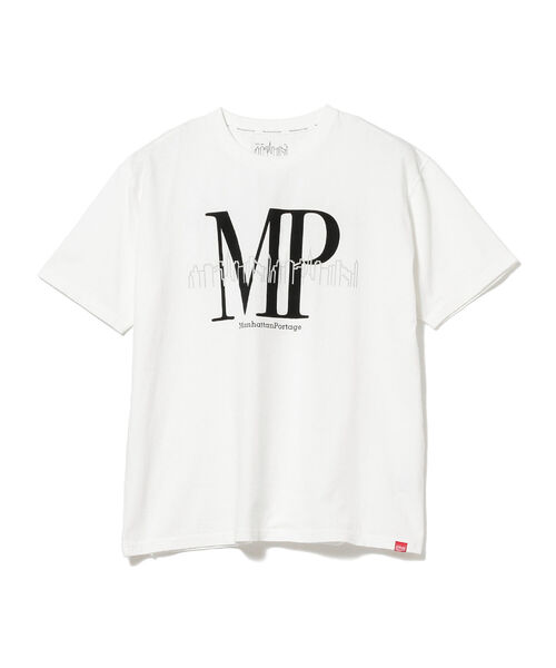 B：MING by BEAMS tシャツ Manhattan Portage / ロゴプリント