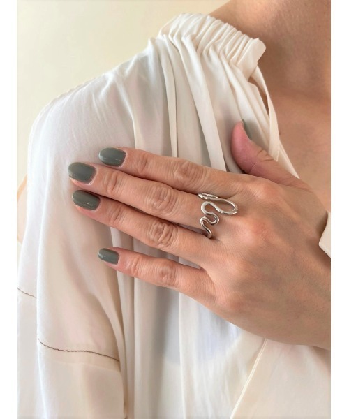 レディース指輪&リングまとめ売り mou 指輪 リング ツイスティングアンドターニングリング レディース