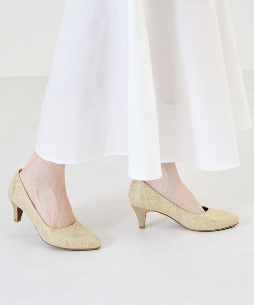 レースパンプス レースハイヒールパンプス｜レディース靴の通販 shop kilakila