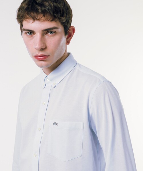 LACOSTE（ラコステ） シャツ クールマックスブレンド鹿の子地シャツ