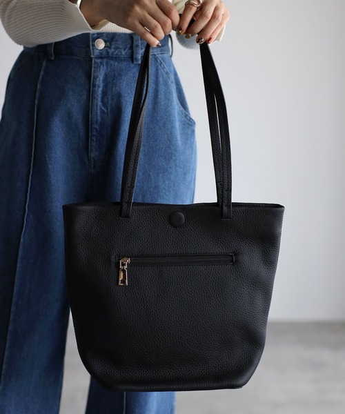 GUSCIO（グッシオ） トートバッグ 「グッシオレザー」シュリンクレザー