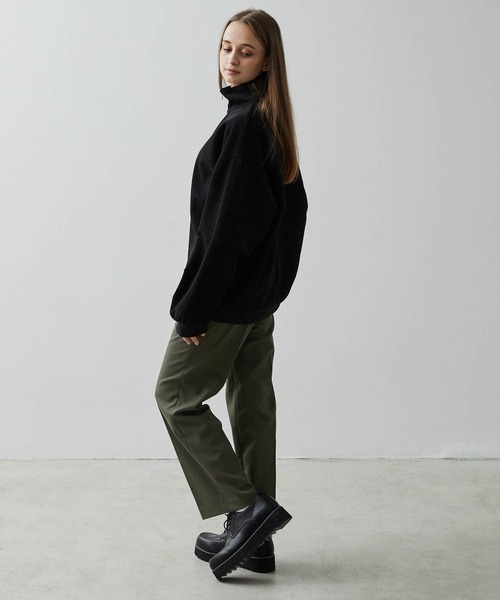 【2点セット】TR Loose Tapered Slacks【新品・1度着用】 CLEL スラックス 「CLEL」TR Loose Slim Straight Slacks/TR