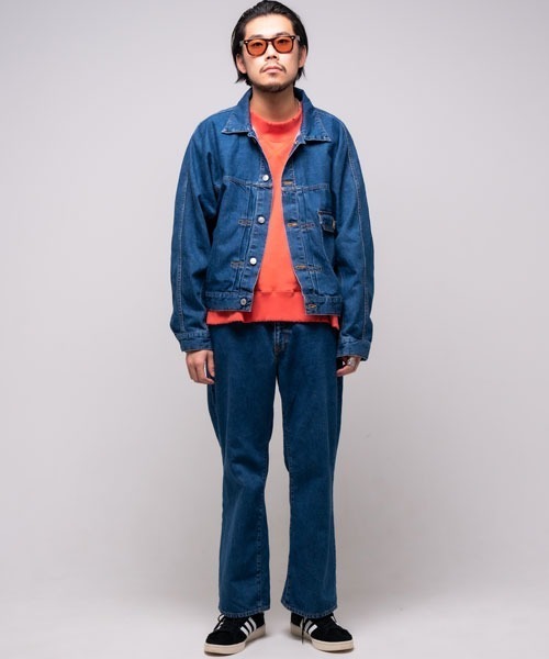 デニムジャケット gジャン EFFECTEN エフェクテン /stone wash denim 