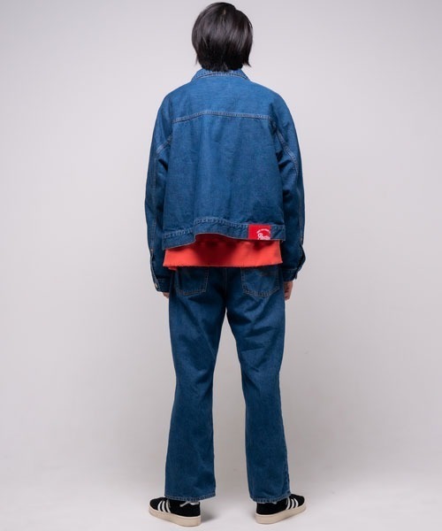 EFFECTEN デニムジャケット gジャン エフェクテン /stone wash denim 