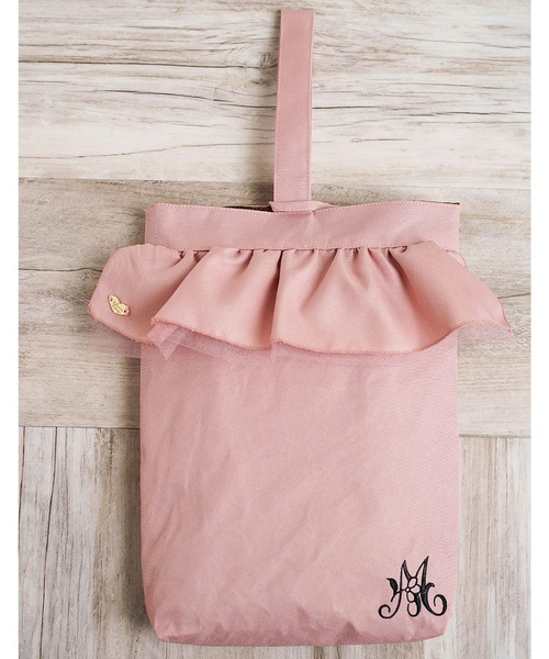 専用ページ【名入れ刺繍可】フリル付き♪レッスンバッグ　シューズケース 専用ページ【名入れ刺繍可】フリル付き♪レッスンバッグ