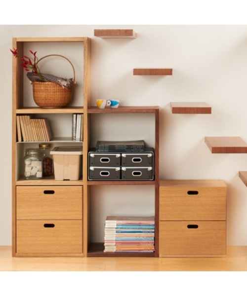 無印良品（MUJI） 家具 スタッキングシェルフ・コの字棚 幅37．5