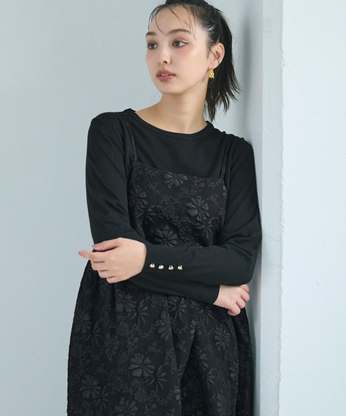 coca（コカ） ワンピース 花柄ジャカードキャミワンピース : ZOZOTOWN