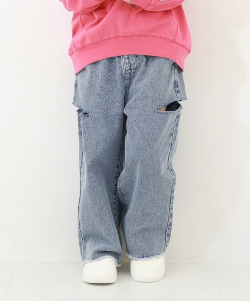ELFSACK ジーパン ボトムス ハート柄 ダメージ ハイウエスト 楽天市場】送料無料 ELFSACK ジーンズ デニムパンツ ジーパン