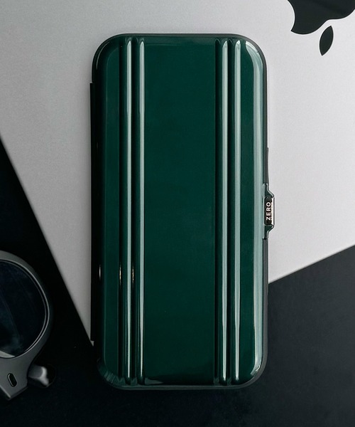 iPhone13 ケース　ZERO HALLIBURTON 手帳型 ZERO HALLIBURTON Hybrid Shockproof Flip Case iPhoneケース