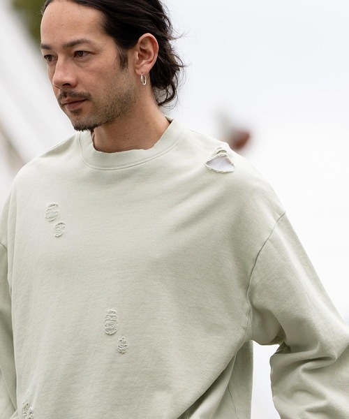 CAMBIO（カンビオ） トレーナー スウェット msw1438- 裏毛製品染め